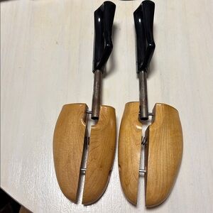 Vintage Travel Tree Size 4 Wood Shoe Inserts Rochester Shoe Tree Co.